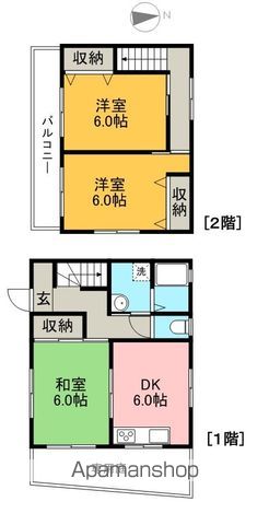 ミチハウス 東号号室 間取り