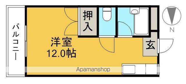ベルデン朝倉 205号室 間取り