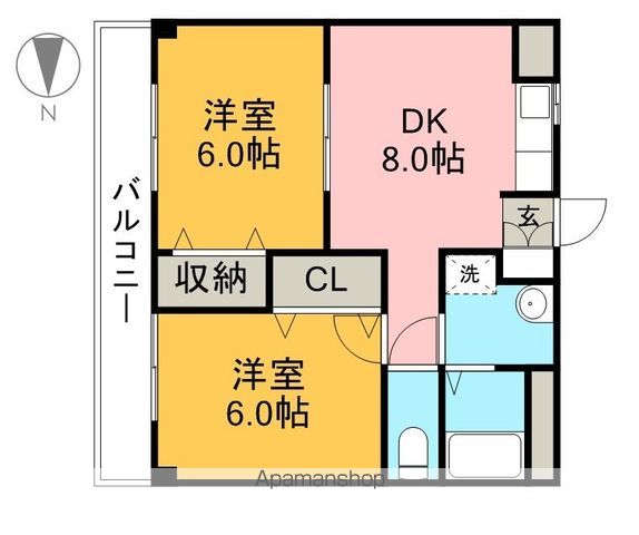 アート２１ 204号室 間取り