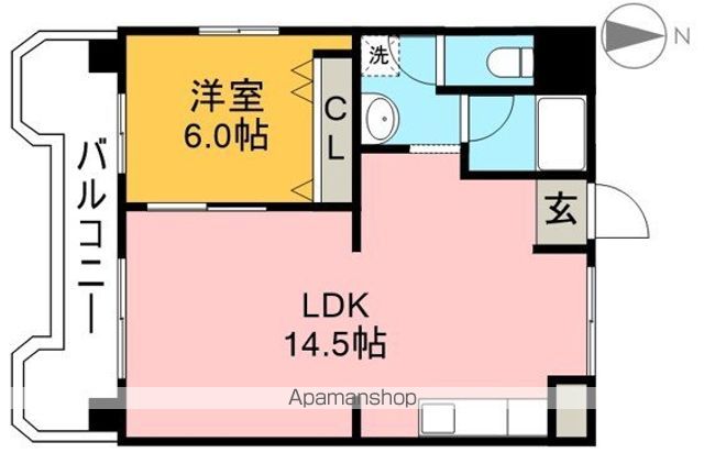 レジデンス・ノナミ 407号室 間取り