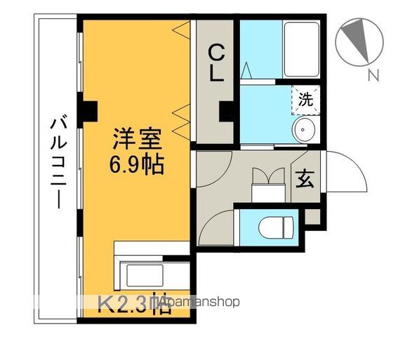 メゾンＳＥＩ 606号室 間取り