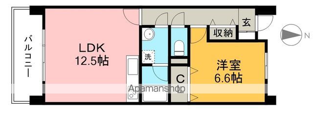 メゾンふだば 102号室 間取り