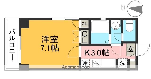 コーポシバフジ 302号室 間取り