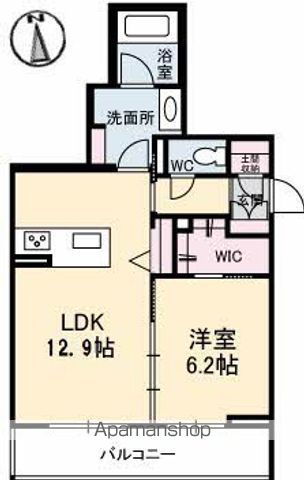 べレオガーデンズ弥右衛門 302号室 間取り