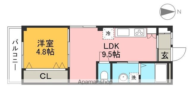 コーポエクセルⅡ 301号室 間取り