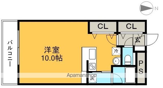 プランドール・ｆ 302号室 間取り