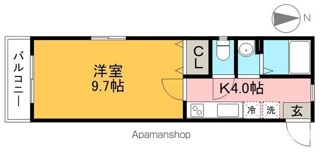 スマイルハウス 102号室 間取り