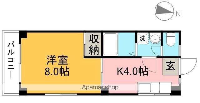 ガーデンハイツいちのみや 203号室 間取り