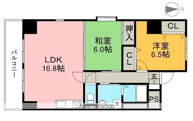 リップルガーデンⅠ 101号室 間取り