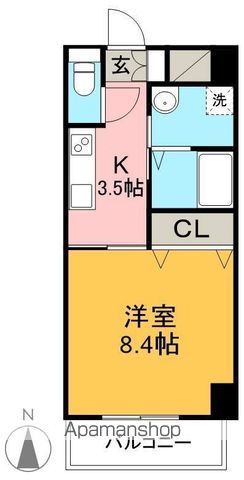 Ｍａｒｅ（マーレ） 402号室 間取り