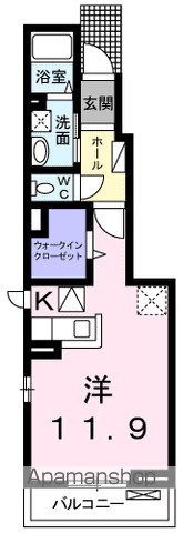 アルバータ 106号室 間取り