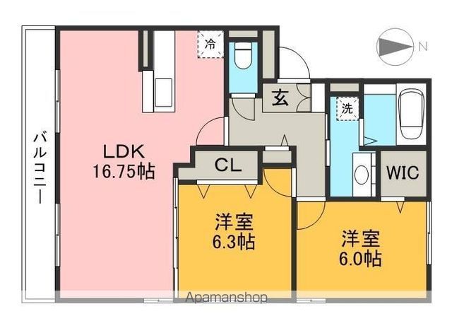 サンハイム 101号室 間取り