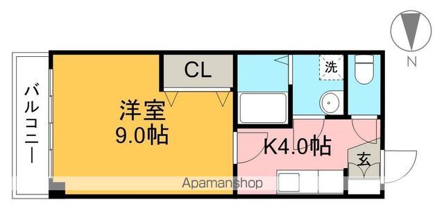 ヴィレッジ大津 205号室 間取り