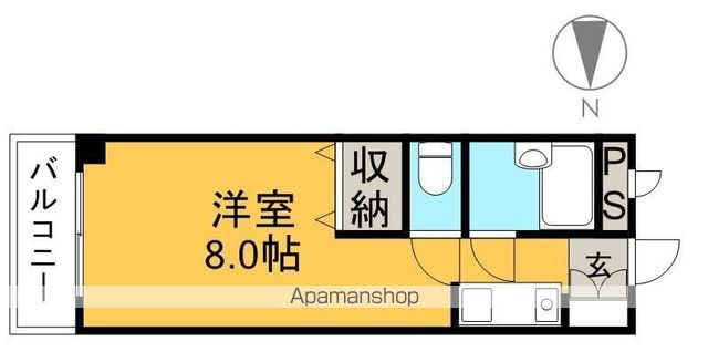 Ｋコレハウス鏡川 206号室 間取り