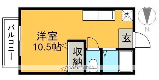 セジュール・パレ 201号室 間取り