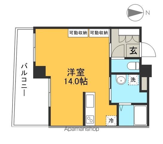 ＣＬＡＳＳ・Ｋ 202号室 間取り