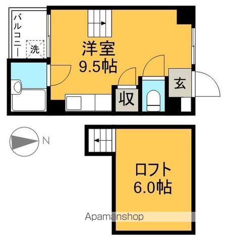 ノースリバーⅠ 501号室 間取り
