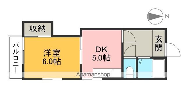 ハイツサンバード 201号室 間取り