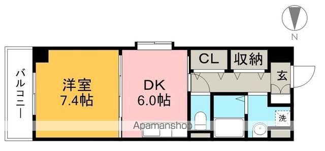 フォレストコート山ノ端 307号室 間取り