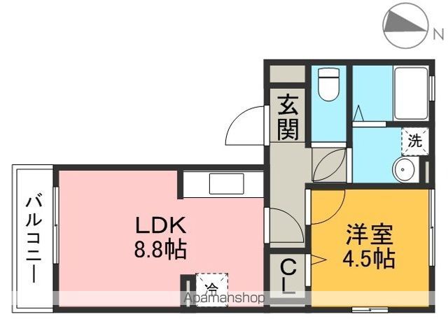 リオン 105号室 間取り
