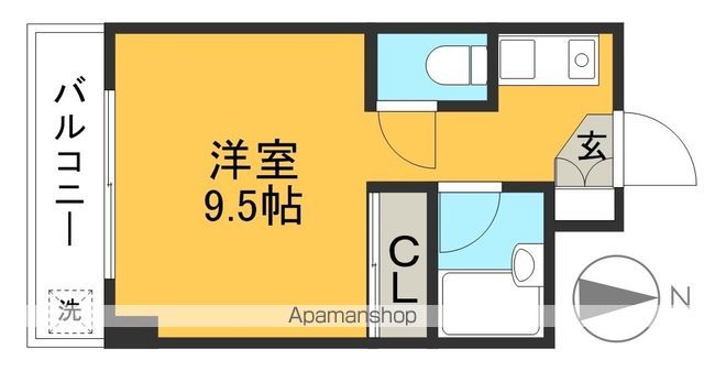 ロイヤル・レジデンス秦 409号室 間取り