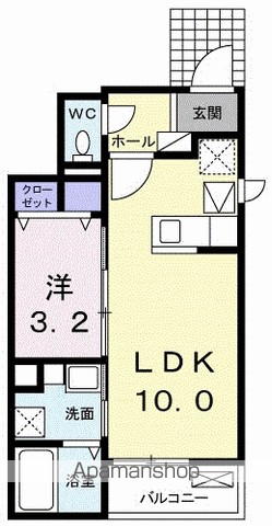 シャルドンＡ 101号室 間取り