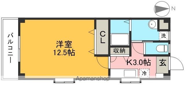 マンション　エレガント 203号室 間取り