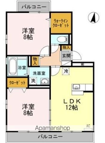 カサ・フェリス 302号室 間取り