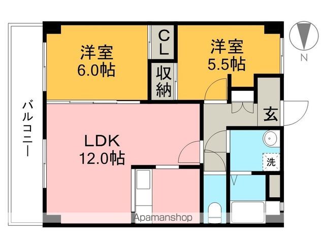 ＦＬＡＴ・Ｚ 206号室 間取り