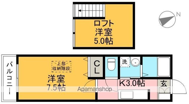 アーバンハイツ梅ノ辻 303号室 間取り