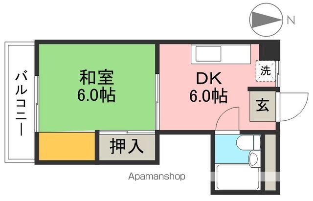 レジデンス・ノナミ 406号室 間取り