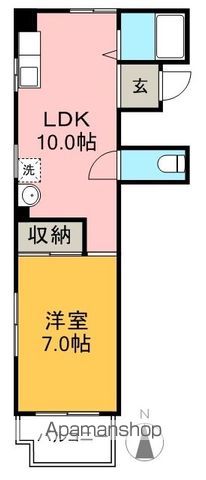 ヴィラ五番街 302号室 間取り