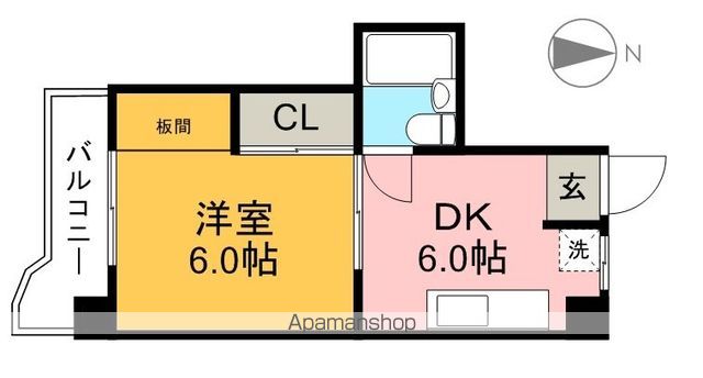レジデンス・ノナミ 705号室 間取り