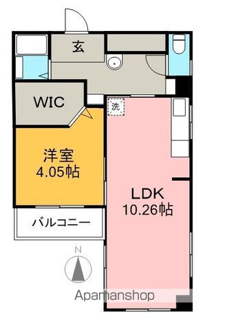 ヴィラ五番街 401号室 間取り