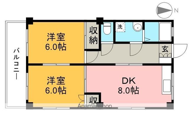 ファームハウス 205号室 間取り
