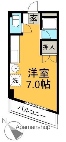 フォレストハウスⅢ 201号室 間取り