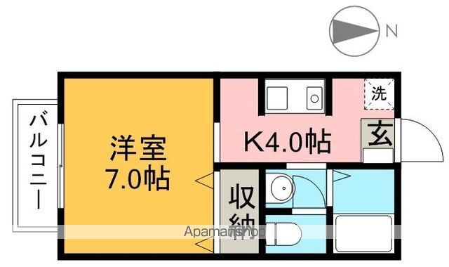 ルミエールＭＴ 202号室 間取り