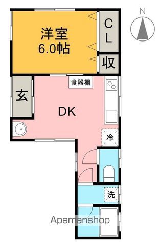桜井町グランドハウス　Ｄ棟 間取り