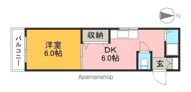 三しどビル 303号室 間取り