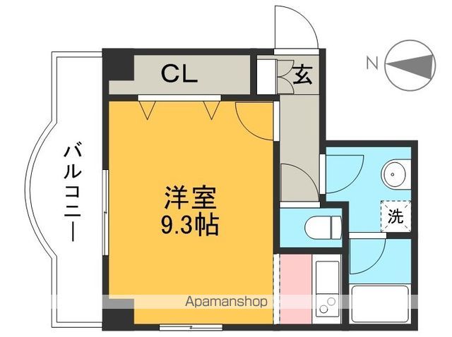 楽住庵 201号室 間取り
