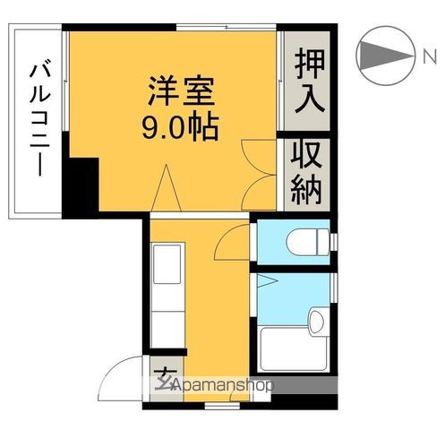 Ｗｉｎ　Ｌｅｇｅｎｄ　Ⅱ 303号室 間取り
