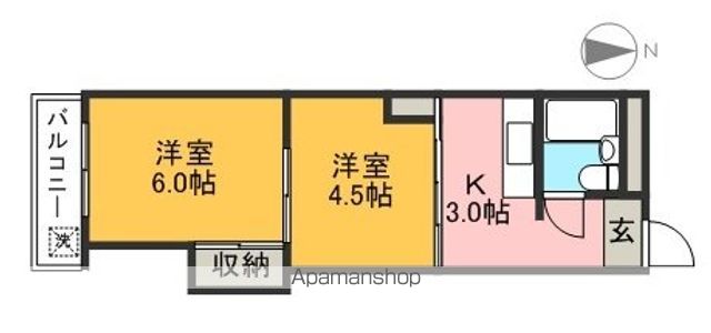 藤本マンション 306号室 間取り