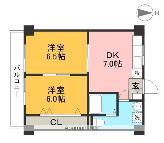 １０Ｐｏｉｎｔｓ 103号室 間取り