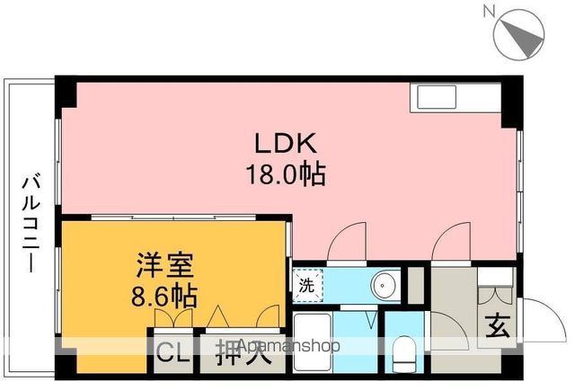 ロゼ３ 502号室 間取り