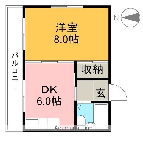 五常ＮＯ．３ 301号室 間取り