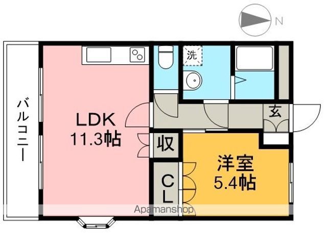 ネオ・クレストⅠ 201号室 間取り