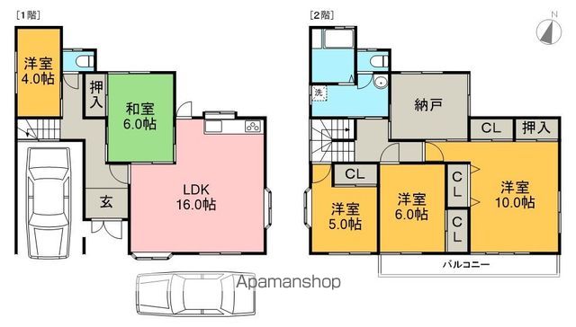 三園町戸建 間取り