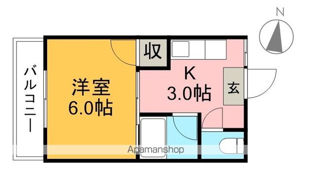 ペガサスＹ 303号室 間取り