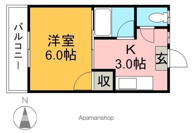 ペガサスＹ 402号室 間取り