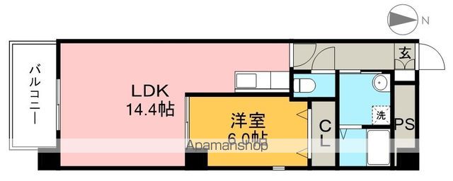 ルガーノⅡ 101号室 間取り